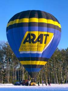 G-BTMU hot air balloon. Photograph by H-P Wohlfarth