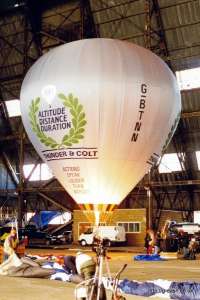 G-BTNN hot air balloon. Photograph by Mike Clarke