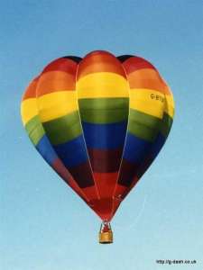 G-BTOP hot air balloon. Photograph by G Duke