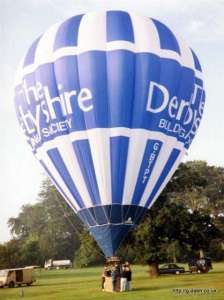 G-BTPT hot air balloon. Photograph by G Duke