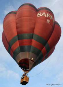 G-BTTB hot air balloon. Photograph by Dave Salisbury
