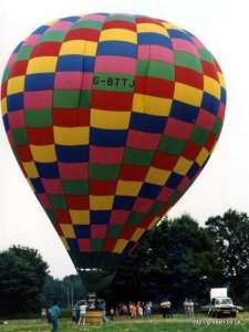 G-BTTJ hot air balloon. Photograph by G Duke