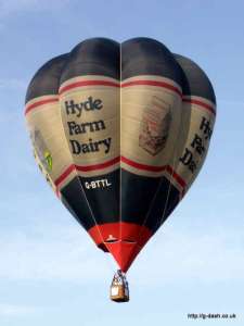 G-BTTL hot air balloon. Photograph by Balloon Spotters Archive
