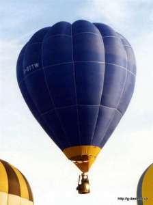 G-BTTW hot air balloon. Photograph by G Duke