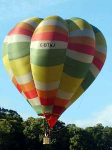 G-BTWJ hot air balloon. Photograph by Matt Cleaves