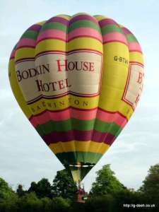 G-BTWV hot air balloon. Photograph by Balloon Spotters Archive