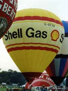 G-BTXB hot air balloon. Photograph by G Duke