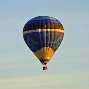 G-BTYZ hot air balloon. Photograph by Mike Illien