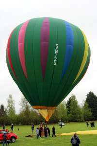 G-BTZU hot air balloon. Photograph by G Bann
