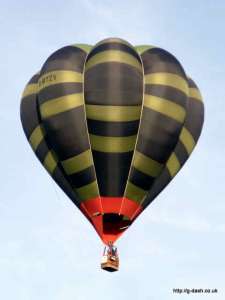 G-BTZV hot air balloon. Photograph by Balloon Spotters Archive