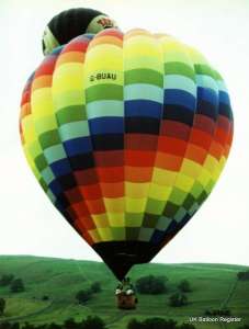G-BUAU hot air balloon. Photograph by Balloon Spotters Archive