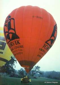 G-BUBY hot air balloon. Photograph by Balloon Spotters Archive
