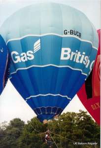 G-BUCB hot air balloon. Photograph by Balloon Spotters Archive