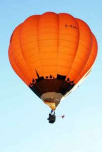G-BUEI hot air balloon. Photograph by Balloon Spotters Archive