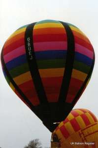 G-BUEJ hot air balloon. Photograph by Balloon Spotters Archive