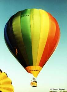 G-BUEY hot air balloon. Photograph by Balloon Spotters Archive