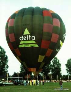 G-BUGF hot air balloon. Photograph by Balloon Spotters Archive
