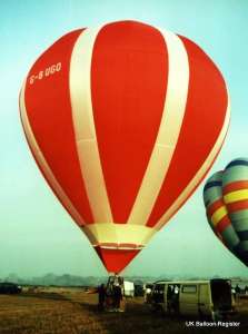 G-BUGO hot air balloon. Photograph by Balloon Spotters Archive