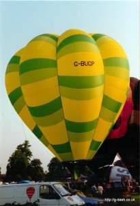 G-BUGP hot air balloon. Photograph by Balloon Spotters Archive