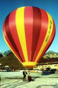 G-BUJS hot air balloon. Photograph by Balloon Spotters Archive