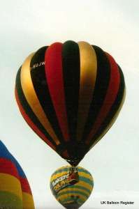 G-BUJW hot air balloon. Photograph by Balloon Spotters Archive