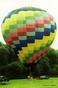 G-BULP hot air balloon. Photograph by Balloon Spotters Archive