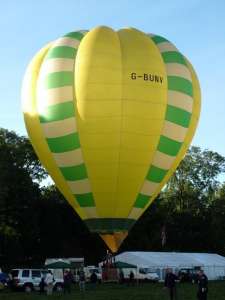 G-BUNV hot air balloon. Photograph by Balloon Spotters Archive