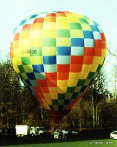 G-BUOG hot air balloon. Photograph by Balloon Spotters Archive