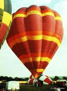 G-BUOZ hot air balloon. Photograph by Balloon Spotters Archive