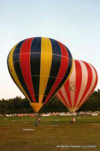 G-BUPH hot air balloon. Photograph by A Gibson