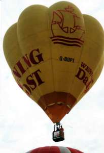 G-BUPI hot air balloon. Photograph by Balloon Spotters Archive