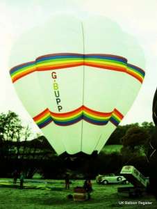 G-BUPP hot air balloon. Photograph by Balloon Spotters Archive