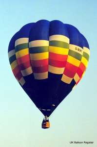 G-BUPT hot air balloon. Photograph by Balloon Spotters Archive
