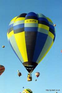 G-BUPU hot air balloon. Photograph by Balloon Spotters Archive