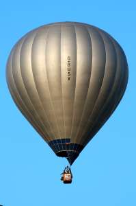 G-BUSV hot air balloon. Photograph by G Bann
