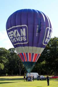 G-BUUO hot air balloon. Photograph by G Bann