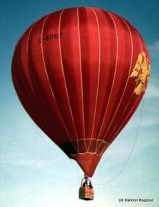 G-BUUT hot air balloon. Photograph by Balloon Spotters Archive