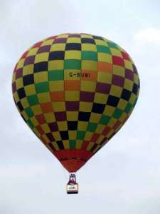 G-BUWI hot air balloon. Photograph by Balloon Spotters Archive