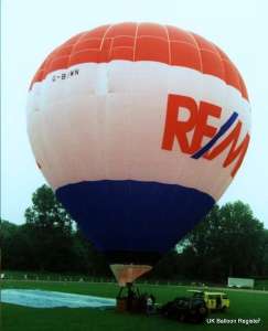 G-BUWN hot air balloon. Photograph by Balloon Spotters Archive