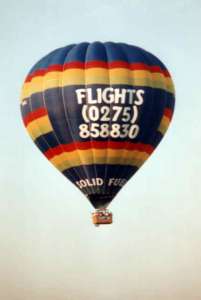 G-BUXE hot air balloon. Photograph by Balloon Spotters Archive