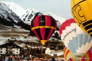 G-BUYM hot air balloon. Photograph by G Duke