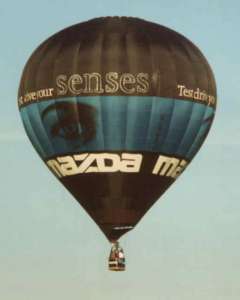 G-BUZJ hot air balloon. Photograph by G Bann