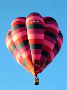 G-BUZK hot air balloon. Photograph by G Bann