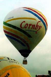 G-BVAR hot air balloon. Photograph by C Deyaert