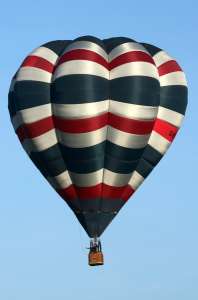 G-BVBU hot air balloon. Photograph by G Bann