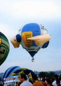 G-BVBX hot air balloon. Photograph by Balloon Spotters Archive
