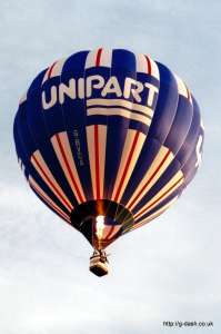 G-BVCA hot air balloon. Photograph by Mike Clarke