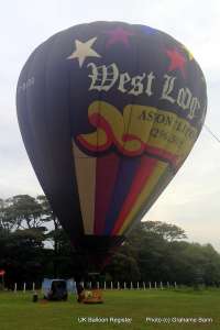 G-BVDO hot air balloon. Photograph by G Bann