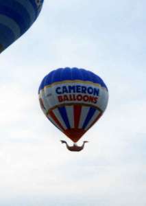 G-BVDV hot air balloon. Photograph by Balloon Spotters Archive
