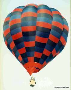 G-BVDW hot air balloon. Photograph by Balloon Spotters Archive